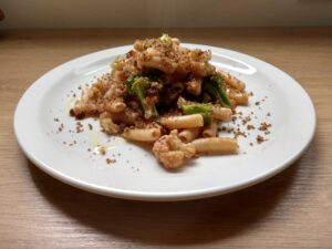 Pasta with Bread Crumbs and Cauliflower