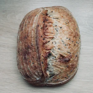 Miso Sesame Sourdough Bread
